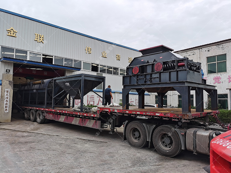 2PG800x600直聯(lián)式對輥破碎制砂機發(fā)貨圖片