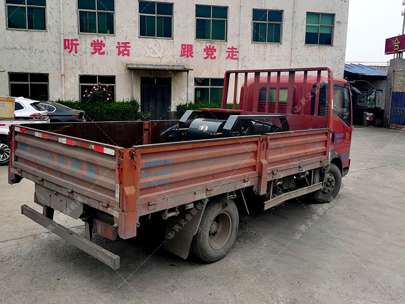 2PG610X400對輥破碎機(jī)發(fā)貨圖片_發(fā)往河北石家莊_破碎石灰石