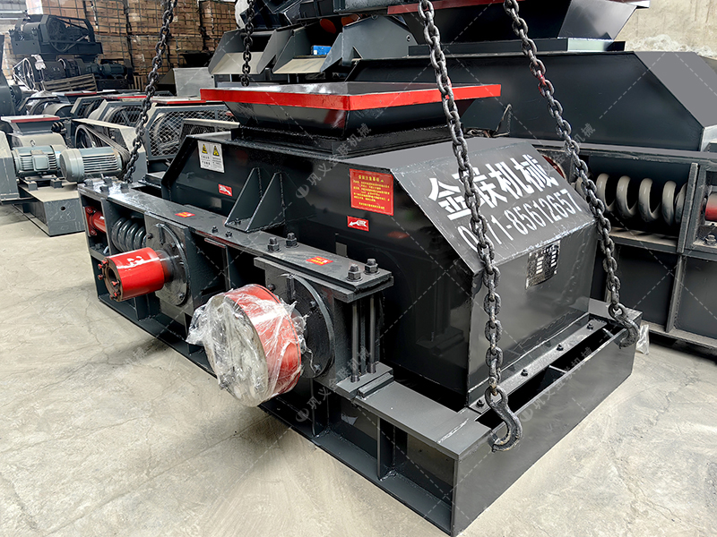 2PG800X600對(duì)輥破碎機(jī)發(fā)貨圖片_發(fā)往廣西三江_鵝卵石制砂