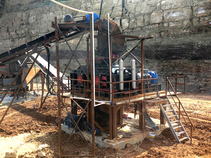 河卵石制砂生產線改造實錄：液壓對輥機如何替代傳統錘破？